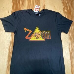 Zombie Con 2023 Exclusive T-Shirt‎ Hanes Perfect-T Black Size M NWT
